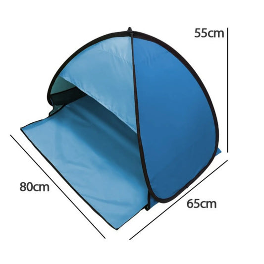 Portable Mini Pop-Up Canopy Tent for Beach, Outdoor Shade Shelter for Pets and Laptops