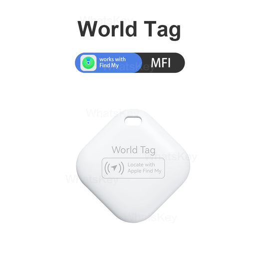 Apple Find My-Compatible Mini GPS Tracker for Children, Pets, and Vehicles - Bluetooth Smart Tag for iOS Devices