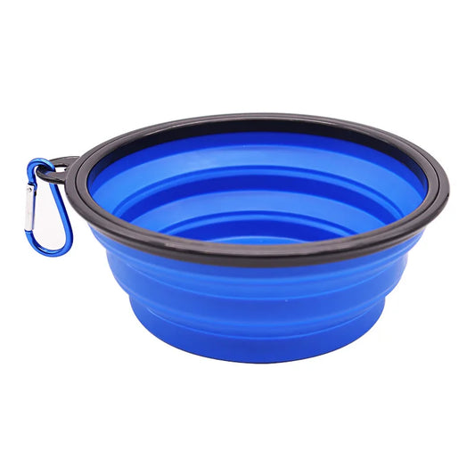 Portable Foldable Pet Bowl for Dogs and Cats - 350ML/1000ML Food and Water Container for Outdoor Travel